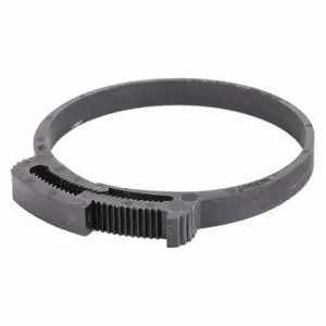 GRAINGER HC-75-PA66-BK Hose Clamp, Nylon, Black, Double Tooth, 2.92 Inch 3.15 Inch Clamping Dia | CQ4UUJ 56LW52