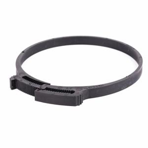GRAINGER HC-96-PA66-BK Hose Clamp, Nylon, Black, Double Tooth, 3.76 Inch 4 Inch Clamping Dia | CQ4UUN 56LW56