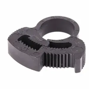 GRAINGER HC-C-PA66-BK Hose Clamp, Nylon, Black, Double Tooth, 0.41 Inch 0.47 Inch Clamping Dia | CQ4UTJ 56LW27