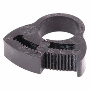 GRAINGER HC-E-PA66-BK Schlauchklemme, Nylon, schwarz, Doppelzahn, 0.54 Zoll 0.6 Zoll Klemmdurchmesser | CQ4UTM 56LW30