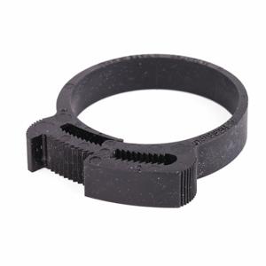 GRAINGER HC-R-PA66-BK Hose Clamp, Nylon, Black, Double Tooth, 1.47 Inch 1.61 Inch Clamping Dia | CQ4UTY 56LW41