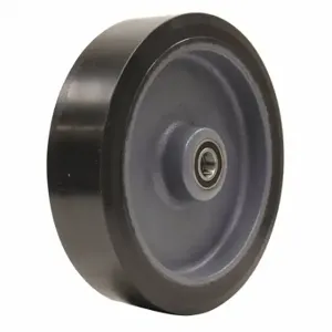 GRAINGER HC12030S6-16-6205-826 Polyurethane Tread On Iron Core Wheel, 12 Inch Wheel Dia, 3 Inch Wheel Width, Black | CQ3VLE 52YU03