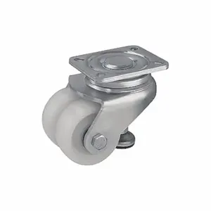 GRAINGER HRLHD-SPO 75K Leveling Plate Caster, 3 Inch Dia, 4 5/16 Inch Height | CQ2HZU 489A93