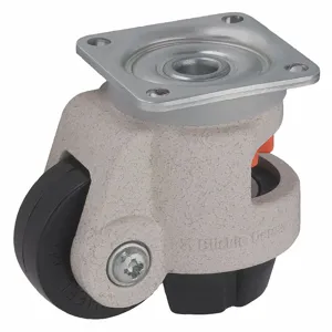 GRAINGER HRP-POA 50G Leveling Plate Caster, 2 Inch Wheel Dia, Aluminium Frame | CD2JGC 454N57