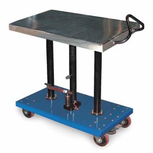 GRAINGER HT-10-2036A Manual Mobile Post-Lift Table, 1000 lb Load Capacity | CQ2NGA 4ZD21