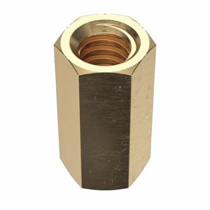 GRAINGER HXCNBSR15 Hex Nut, 1 5 Thread, 1 3/8 Inch Hex Width, 2 3/4 Inch Hex Height, Brass, Not Graded | CQ2AGZ 33P292
