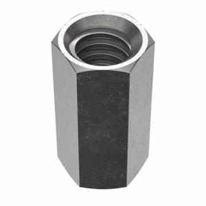 GRAINGER HXCNSSR1210 Coupling Nut, 1/2 Inch -10 Thread, 5/8 Inch Hex Width, Stainless Steel, 18-8, Plain, 3 PK | CQ2AEV 33P073