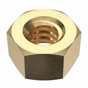 GRAINGER HXNTBSR346 Hex Nut, 3/4 6 Thread, 2 3/4 Inch Hex Width, 3/4 Inch Hex Height, Brass, Not Graded | CQ2AJV 33P170