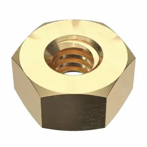 GRAINGER HXNTBSR3812 Hex Nut, 3/8 12 Thread, 3/4 Inch Hex Width, 3/8 Inch Hex Height, Brass, Not Graded | CQ2AJX 33P166