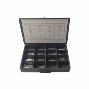 GRAINGER JBDL16S6112X Pin Assortment, Cotter, Low Carbon Steel, Zinc Plated, 14 Sizes, 225 Pieces | CQ3QEX 402J97