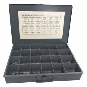 GRAINGER JBDL24CRMS50 Nut and Screw Assortment, 6-32 to 10-32 Size, 3/8 to 2 Inch Length, Low Carbon Steel, 1200PK | CG9WCV 402K22