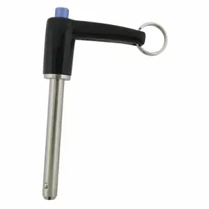 GRAINGER LBL-127 Quick Release Pin, L-Handle, Stainless Steel, Zinc Finish, 5/16 Inch Shank Dia | CQ2HNL 410G61