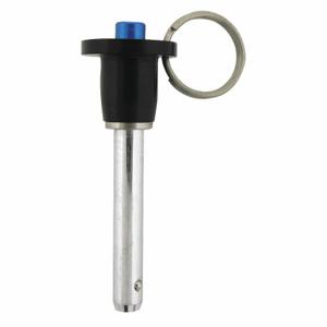 GRAINGER LBR-SS7171 Quick Release Pin, Button Handle, Stainless Steel, 5/8 Inch Shank Dia, 6 Inch Shank Length | CP8JMF 410K72