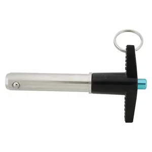 GRAINGER LBT-SS3102 Quick Release Pin, T-Handle, 17-4 Stainless Steel, 1/4 Inch Shank Dia | CQ7FKR 410L29