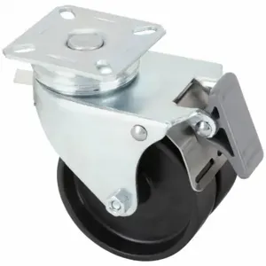 GRAINGER LDA-POA 75G-FI Low-Profile Standard Plate Caster, 3 Inch Dia | CQ6XZV 490V35