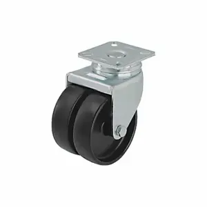 GRAINGER LDA-POA 75G Low-Profile Standard Plate Caster, 3 Inch Dia, Swivel | CQ6XZZ 490V34