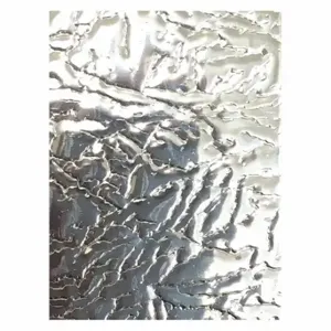 GRAINGER Leathergrain 304#4-18Gx48x48 Silver Stainless Steel Sheet, 4 Ft X 4 Ft Size, 0.046 Inch Thick, Textured Finish, #4 | CQ4UKL 481F93