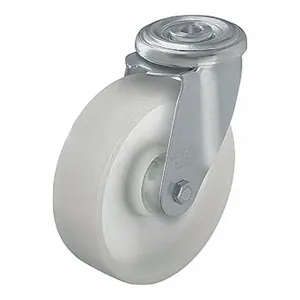 GRAINGER LER-PO 160R Bolt Hole Caster, 6 1/4 Inch Dia., 660 lbs. Capacity, Swivel Caster | CJ2HFZ 490U63