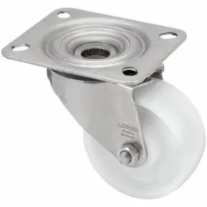 GRAINGER LEX-PO 125XR Corrosion-Resistant Standard Plate Caster, 4 7/8 Inch Dia, Swivel, D | CQ6YLC 44YU63