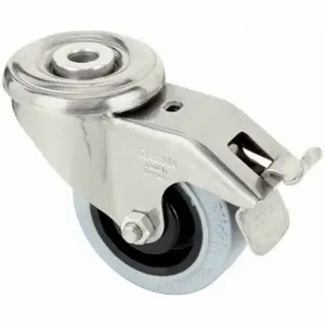 GRAINGER LEXR-POEV 80XR-FI-SG Corrosion-Resistant Bolt-Hole Caster, 3 1/16 Inch Wheel Dia, 305 Lb | CP7RRZ 44YU45