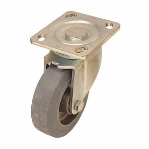 GRAINGER LH-ALEV 125K-14-SG Standard Plate Caster, 4 7/8 Inch Dia, 6 1/2 Inch Height | CQ6YDC 489D33