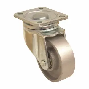 GRAINGER LH-G 100K-1 Standard Plate Caster, 3 7/8 Inch Dia, 5 1/2 Inch Height, Swivel | CQ6YCG 489D07