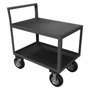 GRAINGER LIC-244844-2-95 Low-Profile Instrument Cart with Lipped & Flush Metal Shelves, 48 Inch Size x 24 in | CQ2MEH 4YW80