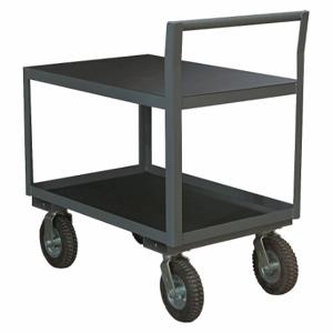 GRAINGER LIC-3060-2-95 Low-Profile Instrument Cart with Lipped & Flush Metal Shelves, 60 Inch Size x 30 in | CQ2MEJ 8Y153