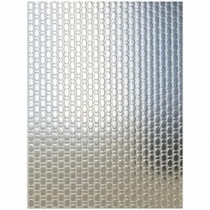 GRAINGER Linen 304BA-16Gx48x120 Silver Stainless Steel Sheet, 4 Ft X 10 Ft Size, 0.058 Inch Thick, Embossed Finish, Ba | CQ4UCE 794HZ0