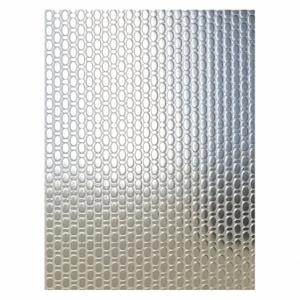 GRAINGER Linen 304BA-16Gx48x96 Silver Stainless Steel Sheet, 4 Ft X 8 Ft Size, 0.058 Inch Thick, Embossed Finish, Linen | CQ4UJT 481G10