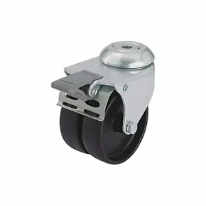 GRAINGER LMDA-POA 75G-FI Low-Profile Easy-Turn Bolt-Hole Caster, 3 Inch Size Wheel Dia, 220 lb | CP7RUA 490W32