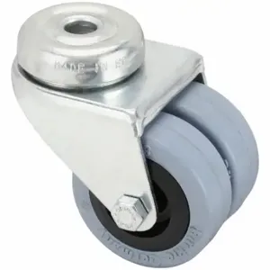 GRAINGER LMDA-VPA 50G Low-Profile Easy-Turn Bolt-Hole Caster, 2 Inch Size Wheel Dia, 150 lb, Swivel Caster | CP7RTV 490W33