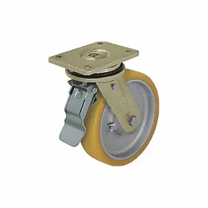 GRAINGER LS-GTH 202K-ST Standard Plate Caster, 7 7/8 Inch Dia, 10 Inch Height, Swivel | CQ6YHL 489D22