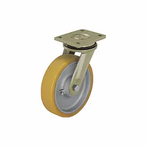 GRAINGER LS-GTH 202K Standard Plate Caster, 7 7/8 Inch Dia, 10 Inch Height | CQ6YHK 489D21