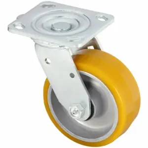 GRAINGER LU-GTH 160K Maintenance-Free Plate Caster, 6 Inch Dia, 8 Inch Height | CQ2LJM 489D09