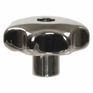 GRAINGER 65025M6 Hand Knob, Star, Stainless Steel, M6 Thread Size, Tapped, 1-1/4 Inch Handle Dia | CQ2JHJ 410N09