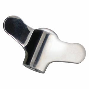 GRAINGER M-65052 Hand Knob, Wing, 1/4 20 Thread Size, Silver, Stainless Steel, Tapped, Blind Hole | CQ7YPQ 410N32