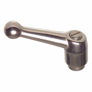 GRAINGER M-99003 Adjustable Handle, Ball Knob, Stainless Steel Handle, 5 mm Hole Thread Size | CP6YMR 417V55