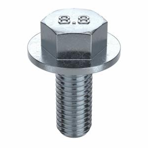 GRAINGER M01258.100.0025 Flange Bolts, Steel, Class 8.8, Zinc Plated, 25 mm Length, Fully Threaded, Metric | CP9MBU 38CR04