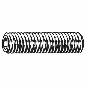 GRAINGER M07810.060.0025 Set Screw Steel M6 X 1.00Mm Flat 25Mm, 100PK | AG2HWQ 31JW19