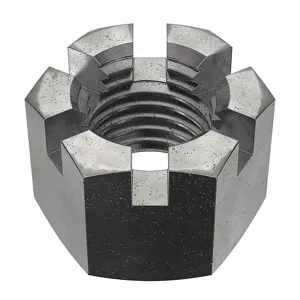 GRAINGER M12000.240.0001 Castle Nut M24-3.00 Class 4 Steel PK10 | AH7VJU 38DH86