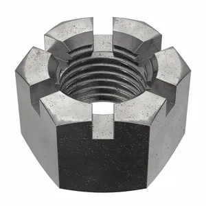 GRAINGER M12000.360.0001 Castle Nut M36-4.00 Class 4 Steel Plain PK2 | AH7VJY 38DH90