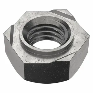 GRAINGER M14020.100.0001 Weld Nut M10 x 8 Hex Steel Plain, 100PK | AH7VLR 38DJ31