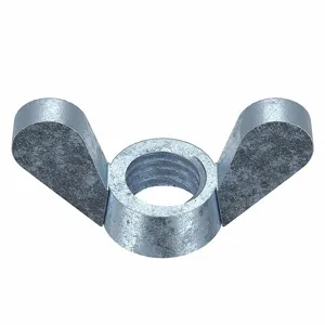 GRAINGER M16270.100.0001 Wing Nut M10 x 1.50 Steel Zinc Plated, 50PK | AH7VRE 38DK36