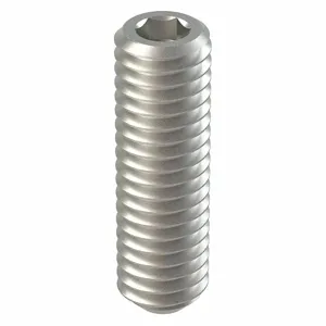 GRAINGER M51240.060.0020 Set Screw Stainless Steel M6 X 1.00Mm Flat 20Mm, 100PK | AG2JQV 31KA52