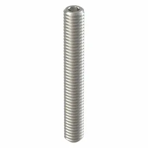 GRAINGER M51240.060.0045 Set Screw Stainless Steel M6 X 1.00Mm Flat 45Mm, 100PK | AG2JQY 31KA55