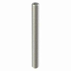 GRAINGER M51240.060.0060 Set Screw Stainless Steel M6 X 1.00Mm Flat 60Mm, 100PK | AG2JQZ 31KA56