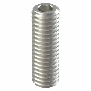 GRAINGER M51250.060.0020 Set Screw Stainless Steel M6 X 1.00Mm Cone 20Mm, 100PK | AG2JVQ 31KC42