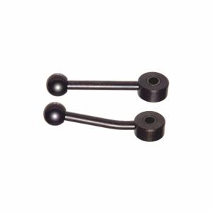 GRAINGER MA-31012 Adjustable Handle, Ball Knob, Steel Handle, M8 Thread Size, Black | CP6YTK 454T29