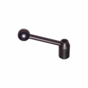 GRAINGER MA-39610 Adjustable Handle, Ball Knob, Steel Handle, M10 Thread Size, Black | CP6YRP 454T44
